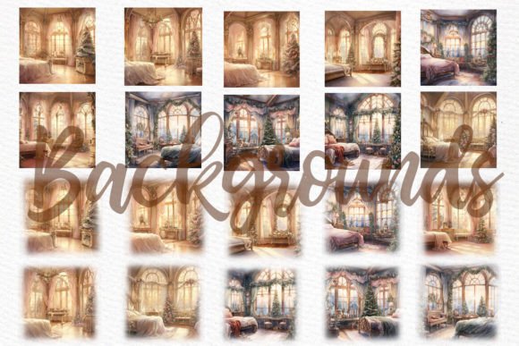 Christmas Scenery and Backgrounds: A Designer's Resource