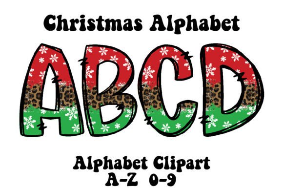 Designing Winter Magic with Snowflake Christmas Alphabet