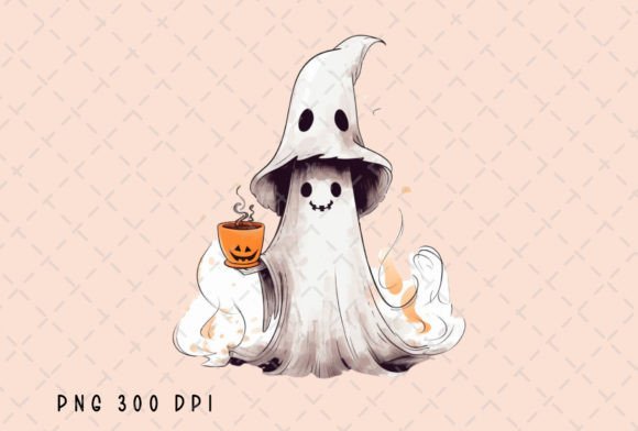 Ghost Coffee Halloween Spooky Season PNG: Your Ultimate Design Asset