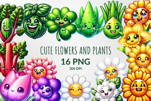 Watercolor Cute Flowers Sublimation: A Designer's Meadow